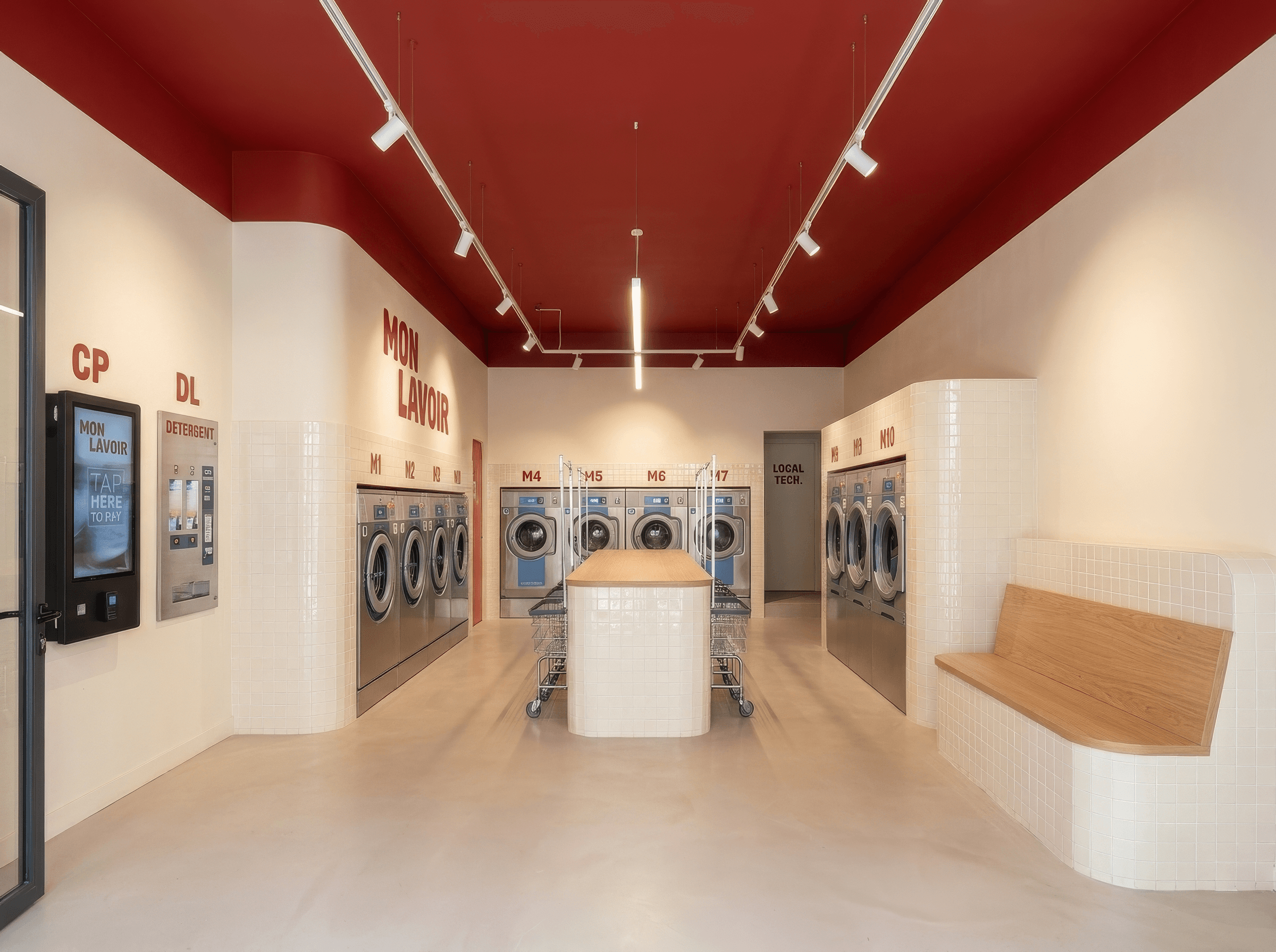 Vue 3D de l'intérieur · Mon Lavoir